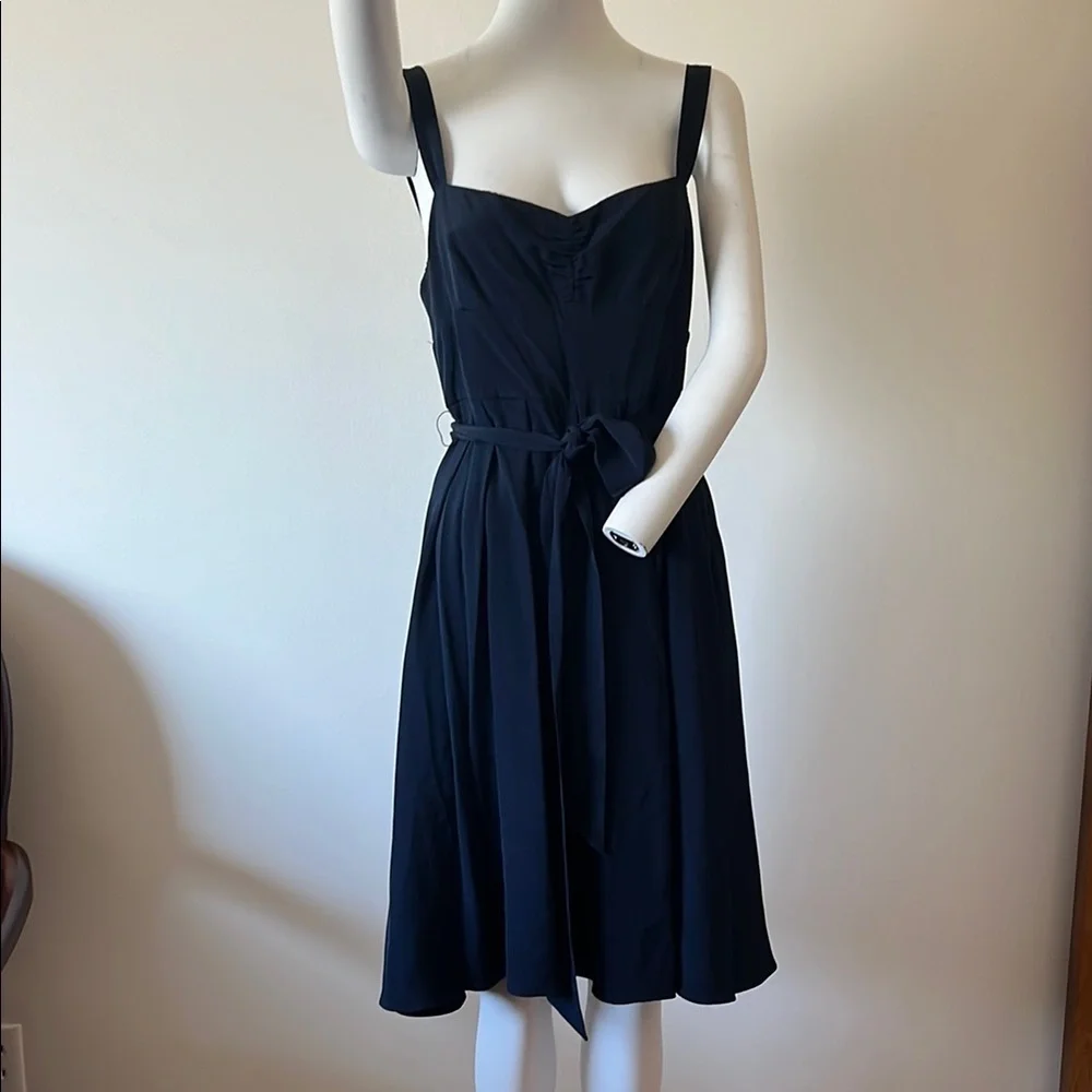 J Crew Silk Tricotine Rebecca Dress Knee-Length Sundress Size 10
